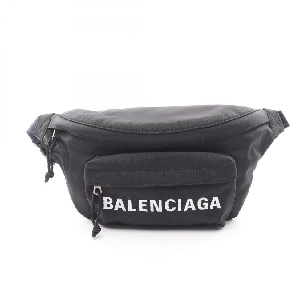 Balenciaga WHEEL BELT PACK Bag Waist Body Bum Crossbody Belt Black
